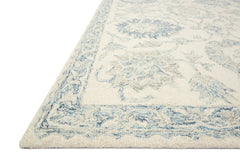 Loloi Rugs Norabel Collection Rug in Ivory, Blue - 9.3 x 13 feet