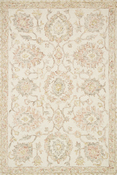 Loloi Rugs Norabel Collection Rug in Ivory, Blush - 9.3 x 13 feet