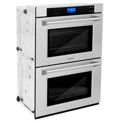 ZLINE Kitchen Package with 30 in. Stainless Steel Rangetop and 30 in. Double Wall Oven, 2KP-RTAWD30