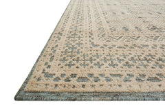 Loloi Rugs Origin Collection Rug in Blue, Natural - 4 x 6 feet