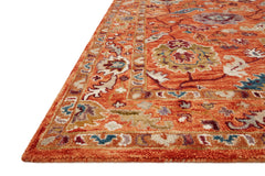 Loloi Rugs Padma Collection Rug in Orange, Multi - 9.3 x 13 feet