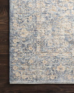 Loloi Rugs Pandora Collection Rug in Blue, Gold - 7.8 x 10 feet