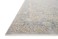 Loloi Rugs Pandora Collection Rug in Stone, Gold - 7.8 x 10 feet