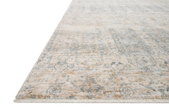 Loloi Rugs Pandora Collection Rug in Ivory, Mist - 7.8 x 7.8 feet