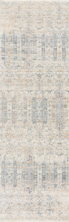 Loloi Rugs Pandora Collection Rug in Ivory, Mist - 7.8 x 10 feet