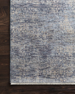 Loloi Rugs Pandora Collection Rug in Dark Blue - 7.8 x 10 feet