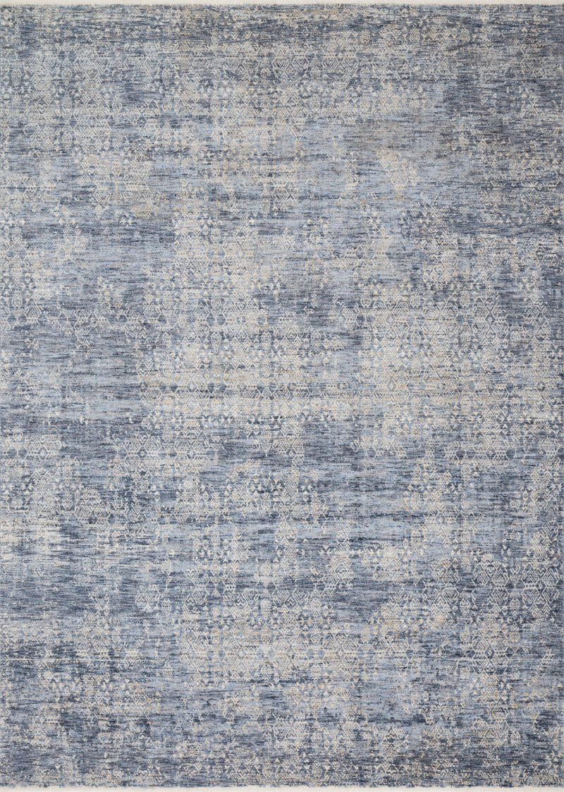 Loloi Rugs Pandora Collection Rug in Dark Blue - 6.3 x 8.8 feet