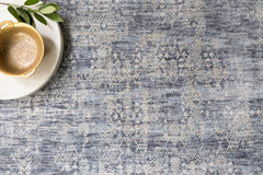 Loloi Rugs Pandora Collection Rug in Dark Blue - 7.8 x 10 feet