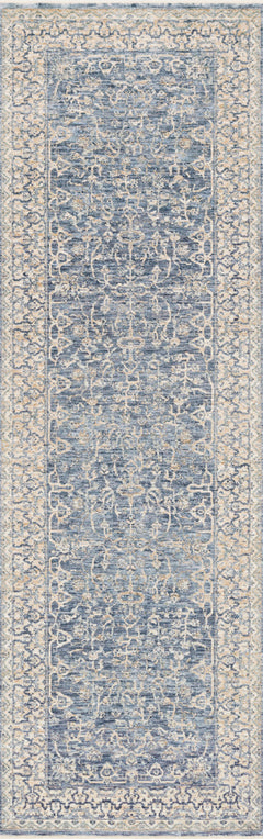 Loloi Rugs Pandora Collection Rug in Dark Blue, Ivory - 7.8 x 10 feet