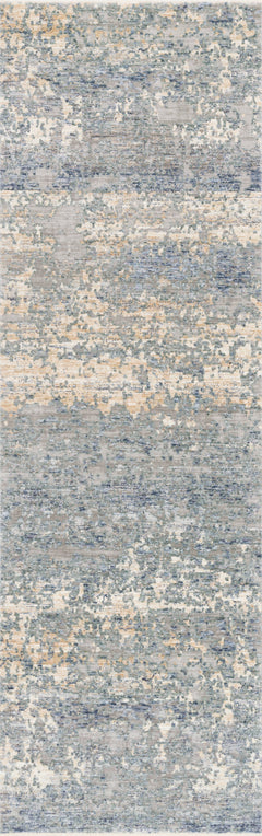 Loloi Rugs Pandora Collection Rug in Blue, Gold - 6.3 x 8.8 feet