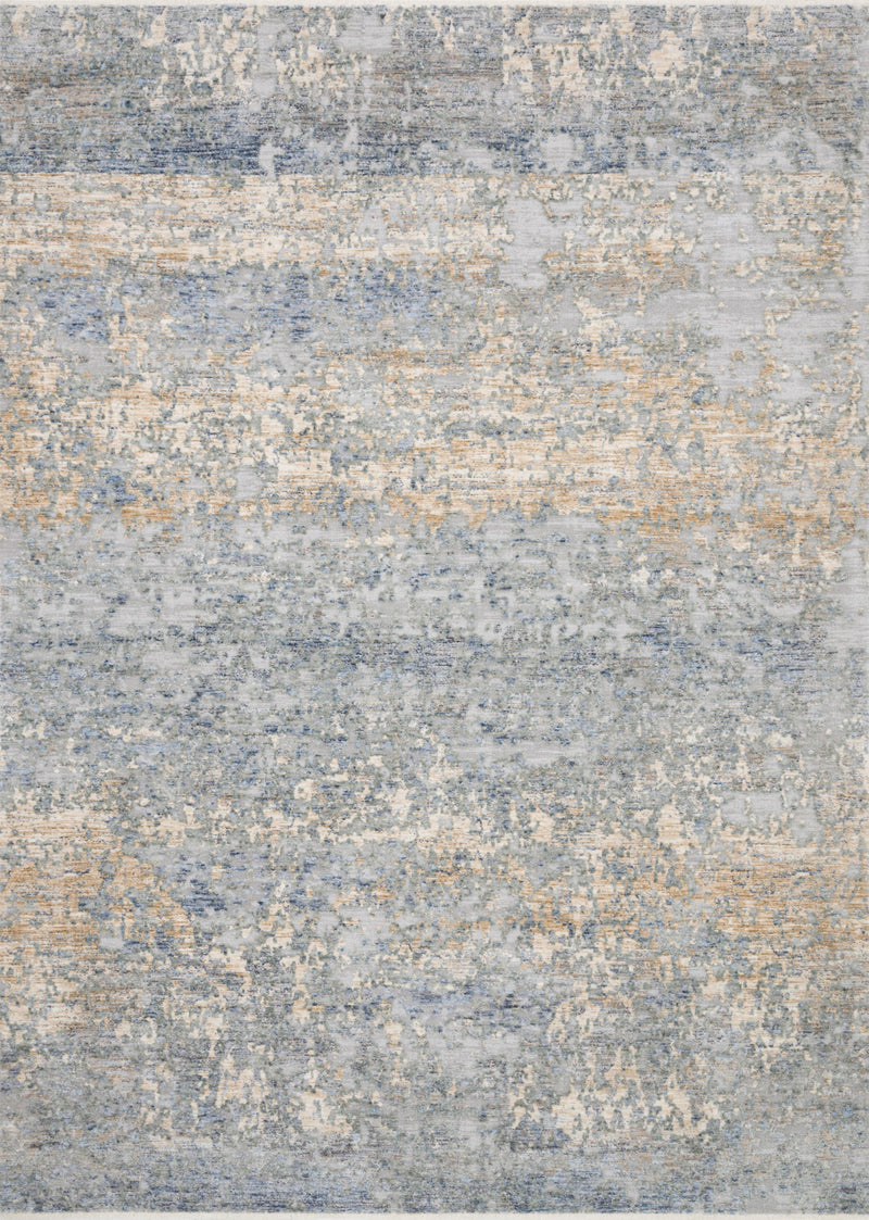 Loloi Rugs Pandora Collection Rug in Blue, Gold - 7.8 x 7.8 feet