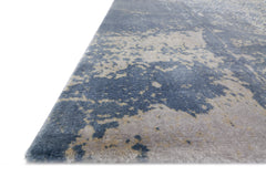 Loloi Rugs Patina Collection Rug in Denim, Grey - 7.8 x 10.8 feet