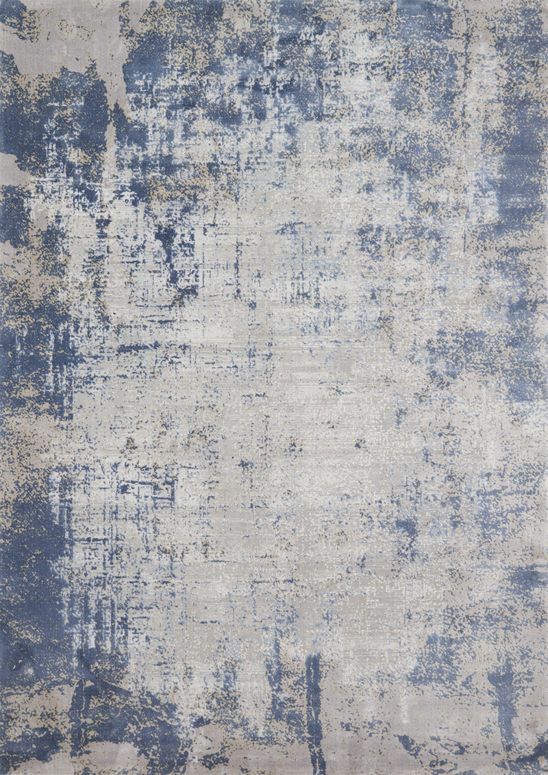 Loloi Rugs Patina Collection Rug in Denim, Grey - 7.8 x 10.8 feet