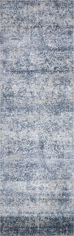 Loloi Rugs Patina Collection Rug in Blue, Stone - 7.8 x 10.8 feet