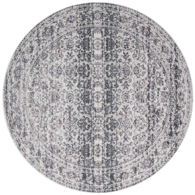 Loloi Rugs Patina Collection Rug in Pebble, Stone - 7.8 x 7.8 feet