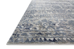 Loloi Rugs Patina Collection Rug in Sky, Stone - 7.8 x 7.8 feet