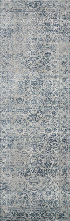 Loloi Rugs Patina Collection Rug in Sky, Stone - 7.8 x 10.8 feet