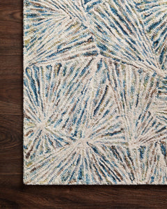 Loloi Rugs Peregrine Collection Rug in Lagoon - 7.8 x 9.8 feet