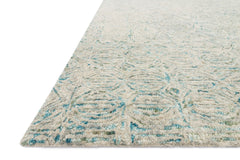 Loloi Rugs Peregrine Collection Rug in Aqua - 7.8 x 9.8 feet