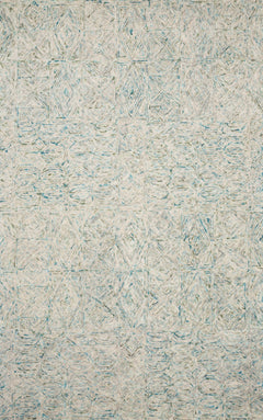 Loloi Rugs Peregrine Collection Rug in Aqua - 7.8 x 9.8 feet