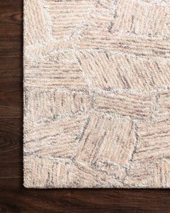 Loloi Rugs Peregrine Collection Rug in Blush - 7.8 x 9.8 feet