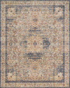 Loloi Rugs Porcia Collection Rug in Ivory, Beige - 7.8 x 7.8 feet