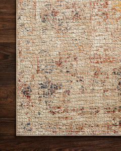 Loloi Rugs Porcia Collection Rug in Ivory, Ivory - 7.8 x 10 feet