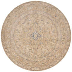 Loloi Rugs Porcia Collection Rug in Beige, Beige - 7.8 x 7.8 feet