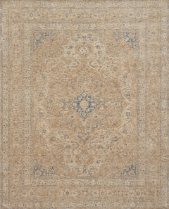 Loloi Rugs Porcia Collection Rug in Beige, Beige - 7.8 x 7.8 feet