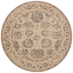 Loloi Rugs Porcia Collection Rug in Natural, Natural - 7.8 x 7.8 feet