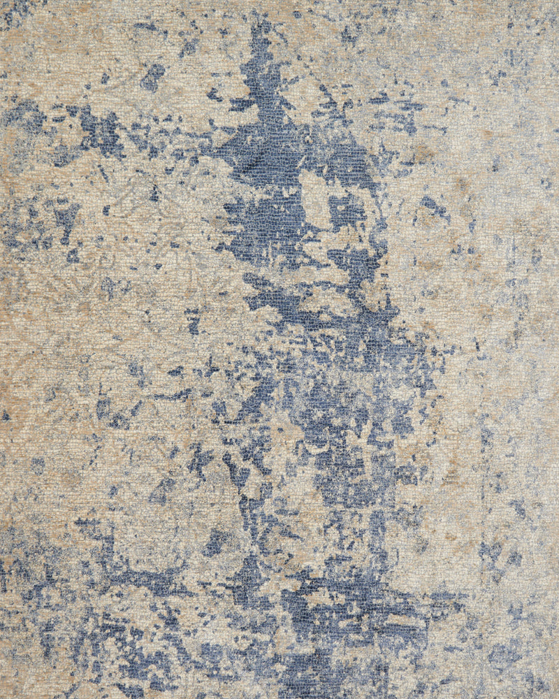 Loloi Rugs Porcia Collection Rug in Beige, Blue - 6.6 x 9.3 feet