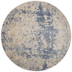 Loloi Rugs Porcia Collection Rug in Beige, Blue - 7.8 x 7.8 feet