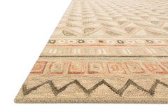 Loloi Rugs Priti Collection Rug in Taupe, Multi - 7.8 x 7.8 feet