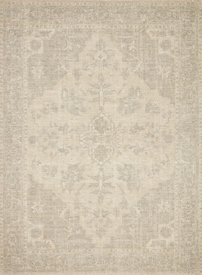 Loloi Rugs Priya Collection Rug in Ivory, Grey - 8.5 x 12 feet