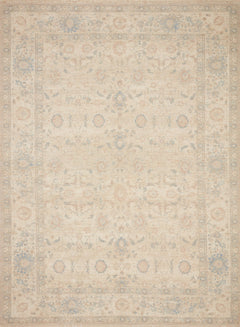 Loloi Rugs Priya Collection Rug in Natural, Blue - 8.5 x 12 feet