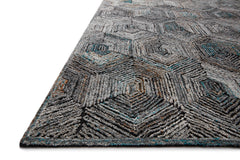 Loloi Rugs Prescott Collection Rug in Metal - 9.3 x 13 feet