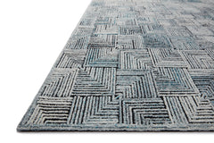 Loloi Rugs Prescott Collection Rug in Arctic Blue - 9.3 x 13 feet