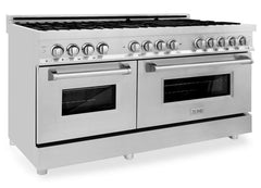 ZLINE 60 in. Dual Fuel Range & 60 in. Range Hood Package, 2KP-RARH60