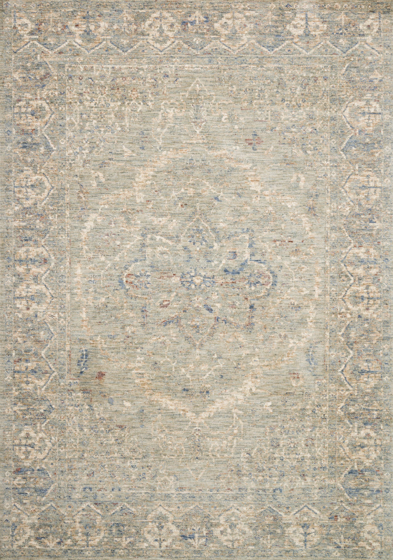 Loloi Rugs Revere Collection Rug in Mist - 7.8 x 10 feet