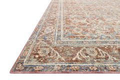 Loloi Rugs Revere Collection Rug in Terracotta, Multi - 7.8 x 10 feet