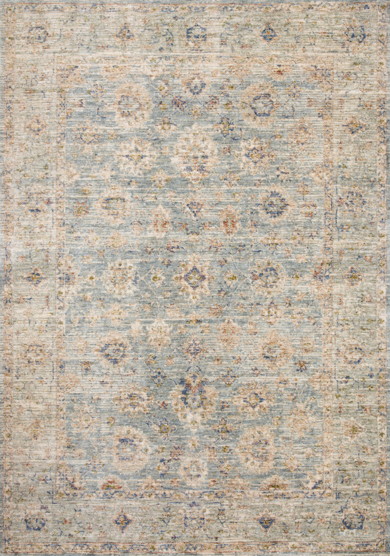 Loloi Rugs Revere Collection Rug in Light Blue, Multi - 7.8 x 10 feet