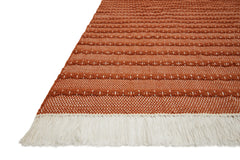 Loloi Rugs Rey Collection Rug in Adobe, Natural - 7.8 x 9.8 feet