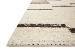 Loloi Rugs Roman Collection Rug in Natural, Bark - 4 x 6 feet