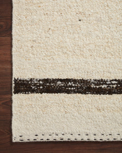 Loloi Rugs Roman Collection Rug in Natural, Bark - 4 x 6 feet