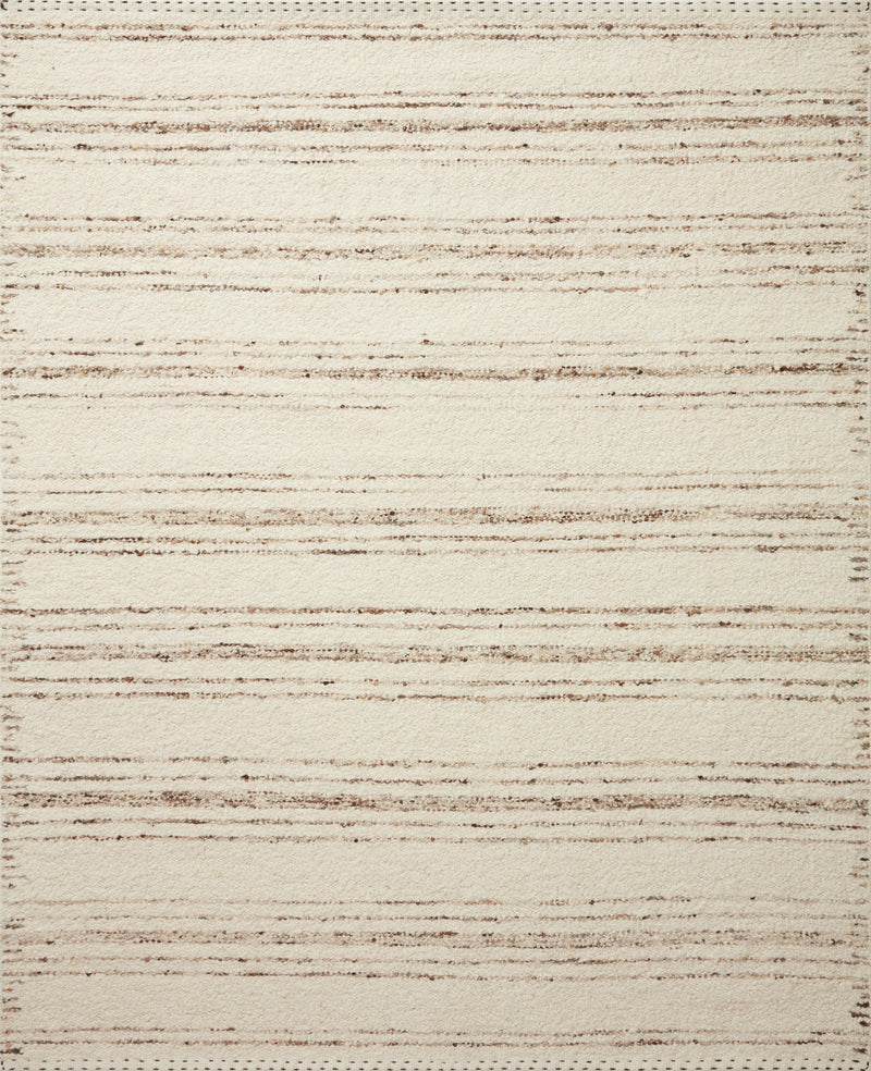 Loloi Rugs Roman Collection Rug in Ivory, Pebble - 4 x 6 feet