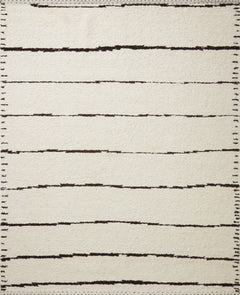 Loloi Rugs Roman Collection Rug in Ivory, Black - 4 x 6 feet