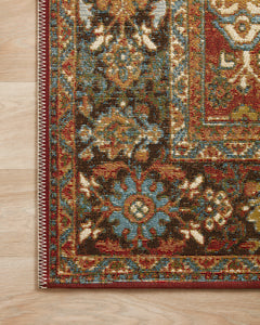 Loloi Rugs Sebastian Collection Rug in Red, Multi - 10.5 x 13.8 feet