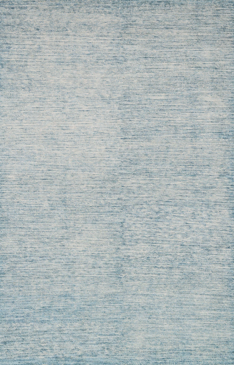 Loloi Rugs Serena Collection Rug in Lt. Blue - 5.5 x 8.5 feet