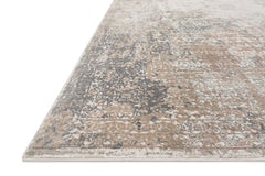 Loloi Rugs Sienne Collection Rug in Ivory, Pebble - 2.6 x 10 feet