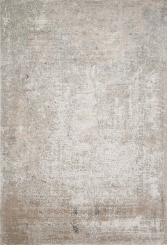 Loloi Rugs Sienne Collection Rug in Ivory, Pebble - 2.6 x 10 feet